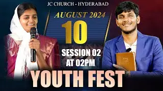 JC Church Youth Fest Session 02 | Brother Raja & Sister Smiley Raja