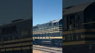 Nickel Plate Railroad EMD GP9 #514 In Action At Steamtown #train #railway #steamtown #historic