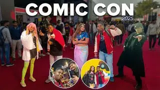 Delhi Comic Con vlog Part-1 ft. @meany_ @rishi_cosp_vlog @radiorasp @BnfTV 