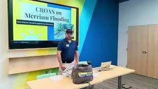 2025-08-21 CROAN on Merriam Flooding, Press Conference at Merriam Library