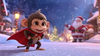 Cha-Cha Saves Santa 🎅🐵 | Christmas Cartoon Song | 3D Kids Adventure Story