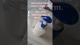 How to make liquid soap from a soap bar? Easy DIY