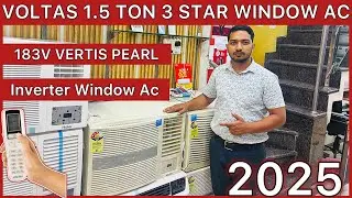 Voltas 1.5 Ton Inverter Window Ac | Voltas 1.5 Ton 3 Star Rating Inverter Window Ac Review 2025 | 