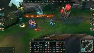 League of Legends EUNE Draft Normal Yasuo vs Rumble ( jg) 1v1 ez