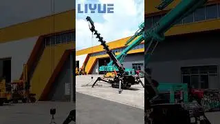 Eye-catching design 5 Ton Spider Crane Crawler Crane  #automobile #crane #machinerychannel #machine