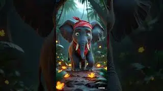 Epic Jungle Battle! 🐘⚔️ Baby Elephant vs Mutant | Emotional Ending 💛 #Shorts