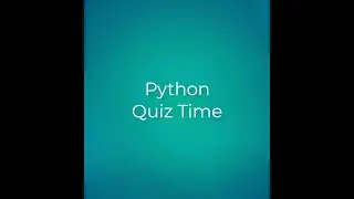 Python Quiz #iloc