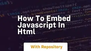 how to embed javascript in html