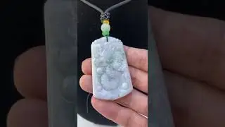 Certificate Jadeite jade Burmese Lavender green Dragon Pendant #Burmese #Dragon #pendant #jadeite