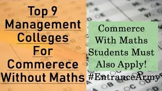 Top 9 Colleges for Commerce Without Maths Students