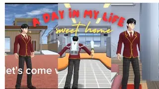 GOING TO HOME ||A Day in my Life  ||Sakura school simulator||kitkat games and animation