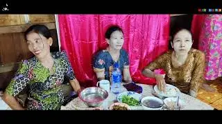 သ္ကုတ် ( ၃ ) မ္ၚ္ရဵုသ္ပခမဳပယျၚ်ဒါယကာတၠဒါန် - နာဲဝေန်သုၚ် + မိကောန်ကရေၚ် အလံၚ်ခမဳ - မာံရာဇာ 