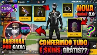 BOA GARENA!! PEGUE &Aacute; BARBINHA POR CAIXA?? SKINS GR&Aacute;TIS, TUDO DA ATUALIZA&Ccedil;&Atilde;O OB48 - E MAIS - FREEFIRE
