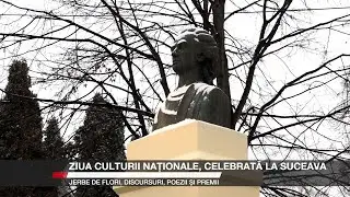 Ziua Culturii Naționale, celebrată la Suceava. Jerbe de flori, discursuri, poezii și premii