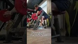 How to build big biceps?