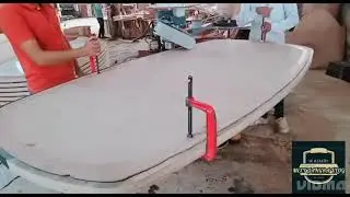 210&times;110 long dining table put edge banding with my friend 🙏🙏