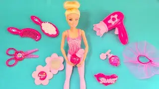 ASMR | Disney Mattel Doll Set Unboxing 👑 | DIY Barbie Ideas, Wig, Dress | Fashion Disney Princesa ✨