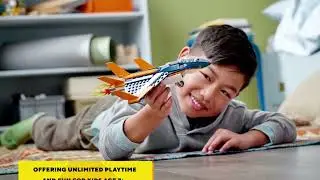 LEGO 31126 Creator 3in1 Supersonic Jet, Helicopter & Boat Toy - Smyths Toys