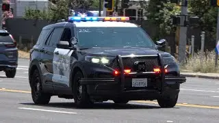 California Highway Patrol Units Responding Code 3! | CHP Valley Division.