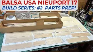 Серия статей о сборке радиоуправляемого самолета Balsa USA Nieuport 17, № 2: Организация деталей.