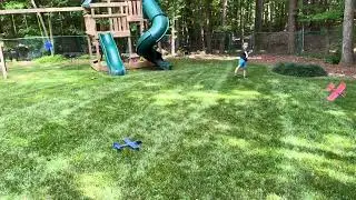 BooTaa 2 Pack Airplane Toys, 17 5' Large Throwing Foam Plane, Fun and durable toy