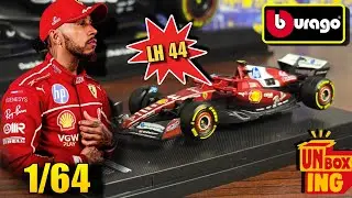 Lewis Hamilton F1 Diecast - 1/64 by Burago - Unboxing - Tony's Collection 