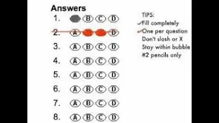 How to Create a Multiple Choice Test Answer Sheet In Word || zeeshan ashraf
