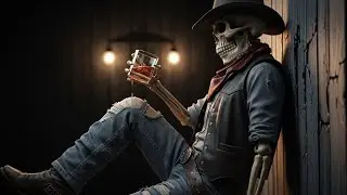 Graveyard Cowboy Dark Western Music | Whiskey Under the Moon