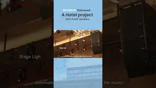 GONSIN Completed a New Hotel Project with Intelligent ProAV Solutions.