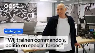 Tim traint soldaten en agenten met VR-bril en een replicawapen | RTV Oost