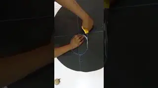 Full circle flare sleeve #sewing #youtubemadeforyou #cutandsew #shortvideo