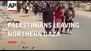 Palestinians leaving northern Gaza recount hardship of daily life amid bombardments