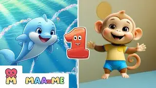 Counting Numbers Adventure | Happy Monkeys & Undersea Fun | Learn 1 to 10