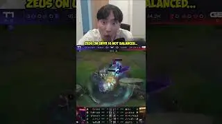 T1 Zeus IS INSANE 😲