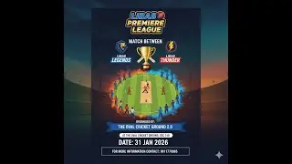 Libas Legends VS Libas Thunder (Libas Premiere League ) Organised by The Oval