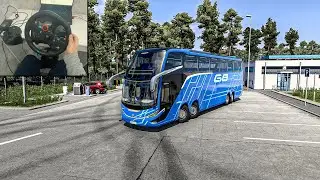 Relaxing Bus Ride Through Germany | Euro Truck Simulator  2 | Logitech G29 Gameplay