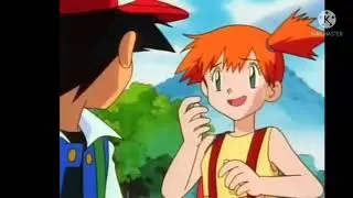 Misty making scary face to scare Ash | Pokemon funny moments