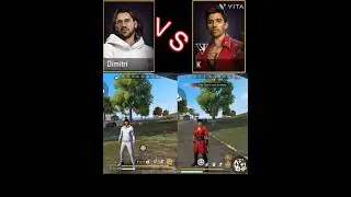 DIMITRI VS K 😈 WHO IS BEST CHARACTER ☺️#freefire #viral