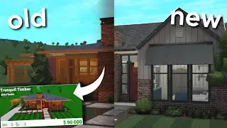 renovating the NEW BLOXBURG PREBUILT into a MODERN HOUSE