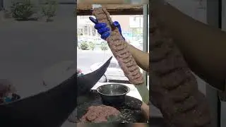 Making Bonab Kebab Persian food