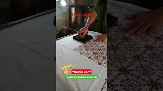 proses bikin batik cap