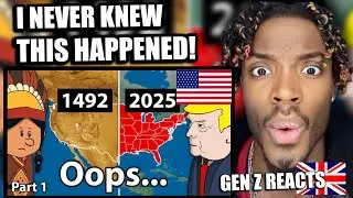 GEN Z BRIT Learns About The History of America Simplified FIRST TIME!
