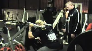 Bodybuilder Georgia Simmons and Neale Cranwell being trained by Nathan Harman