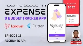 Episode 13: Penger (Expense Tracker App) - Accounts API