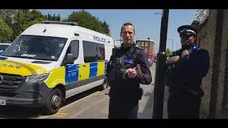 Islington Police Station - PCSO is trying to abuse Section 43 of the Terrorism Act 2000