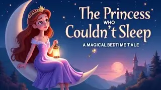 The Princess Who Couldn't Sleep 🌙| Urdu | Magical Bedtime Story for Kids |  HRK Fairy Tales 👑