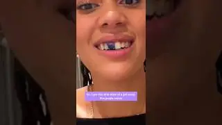Trying Perfora's Purple teeth whitening serum✨