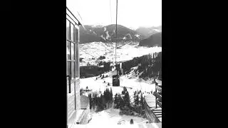 Cermis Cable Car &ndash; Cavalese Funivia No.1 Ascending (Historic Animation)