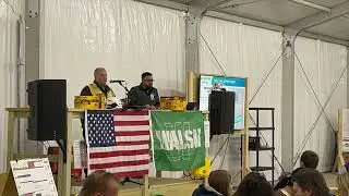 Sean Walsh addresses project team on Safety & Quality