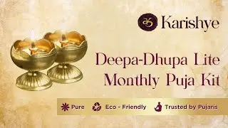 Unboxing Karishye's Deepa-Dhupa Lite Monthly Puja Kit || Pure & Eco-Friendly Samagri | Karishye